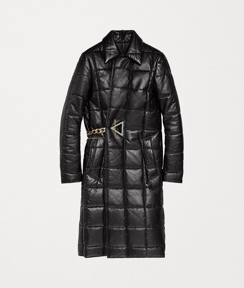 Bottega Veneta кожаное пальто