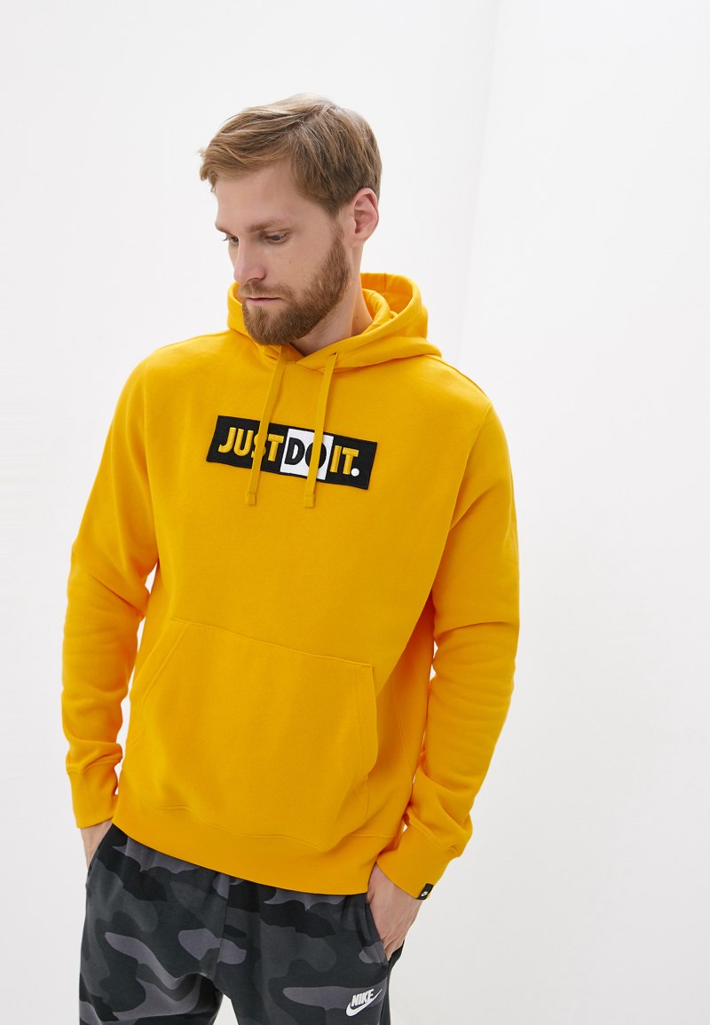 Желтое худи Nike