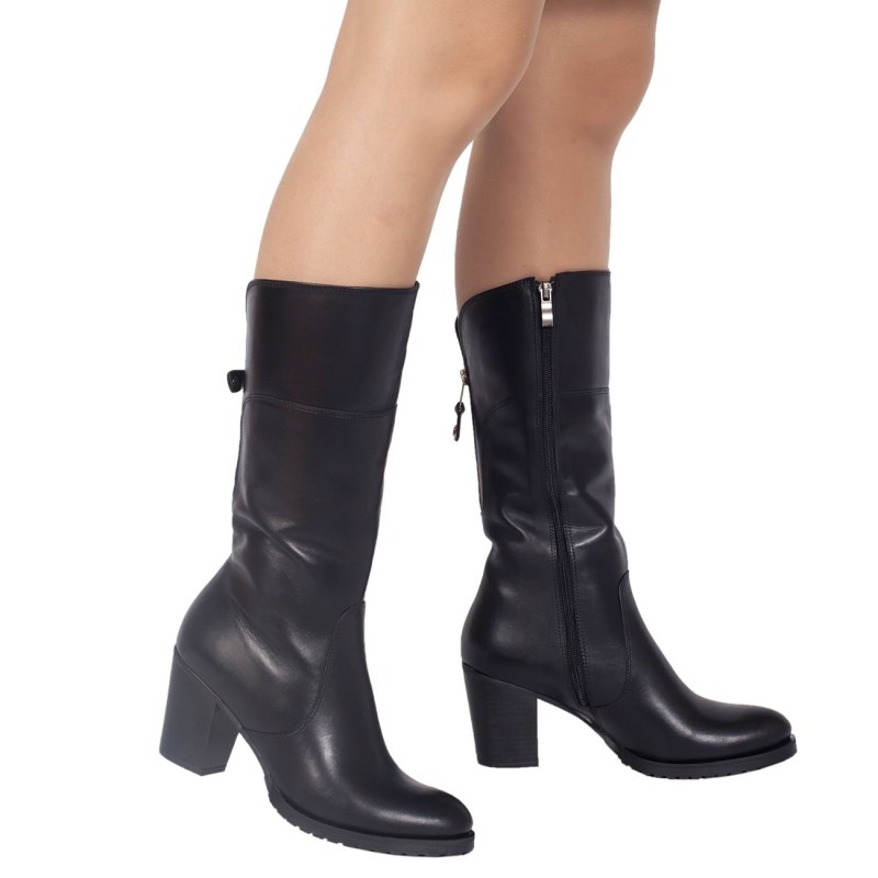Сапоги демисезонные женские натуральная кожа 9213-41 Ybarra Comfort Shoes Red -m
