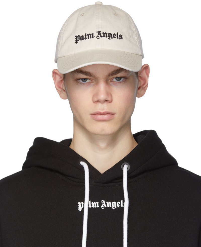 Белая кепка Palm Angels