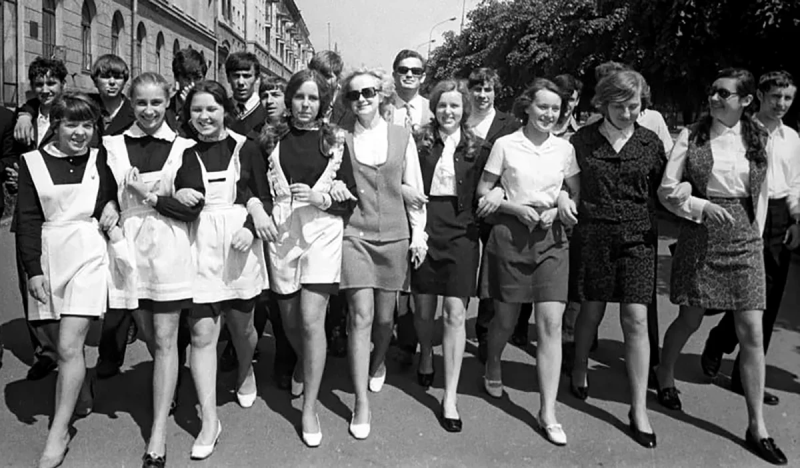 Школьная форма в 80-е годы