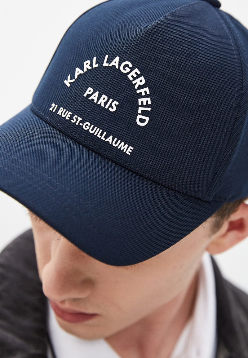 Karl Lagerfeld бейсболка мужская синяя