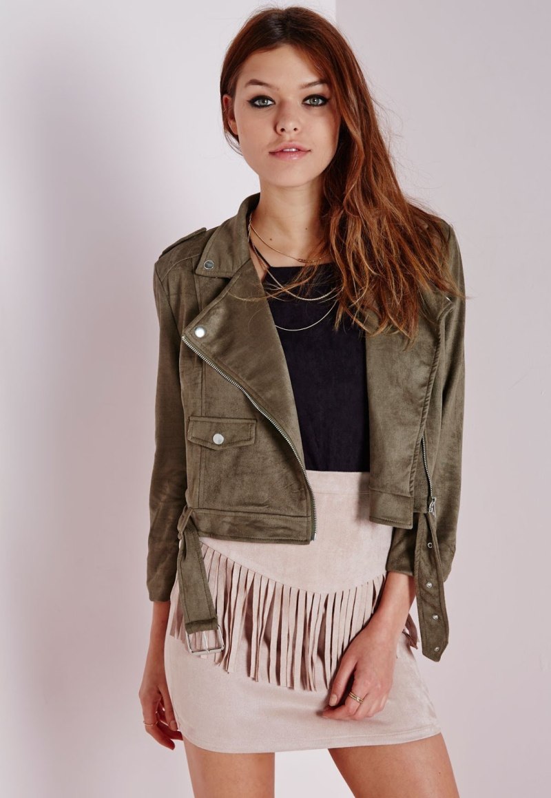 Куртка косуха Zara из замши