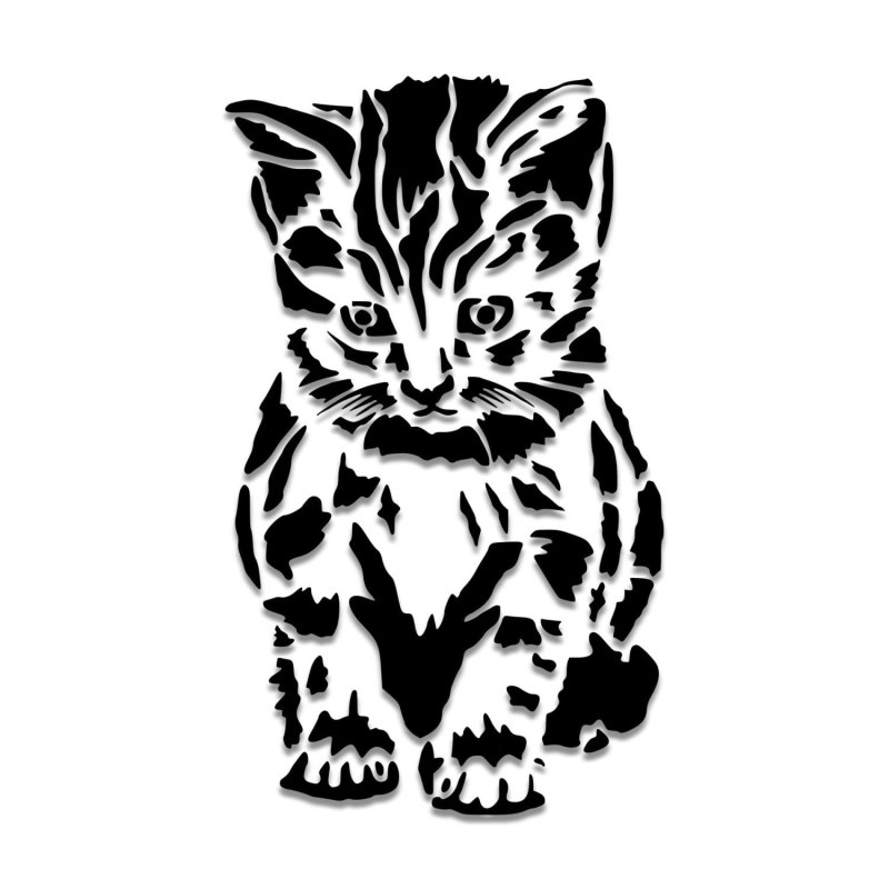 Картинки для выжигания котики