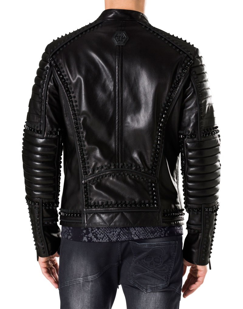 Leather Moto Jacket "Philipp plein