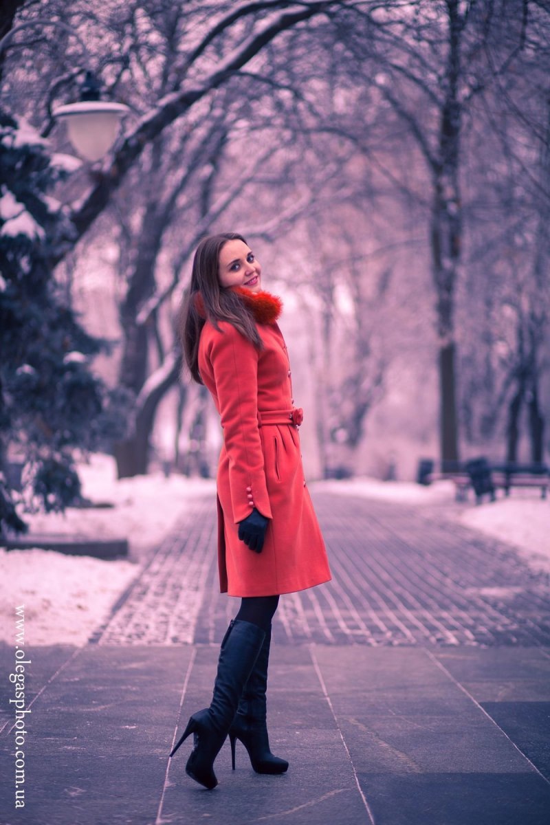 Фотосессия зимой
