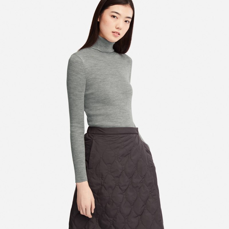 Водолазка в рубчик Uniqlo