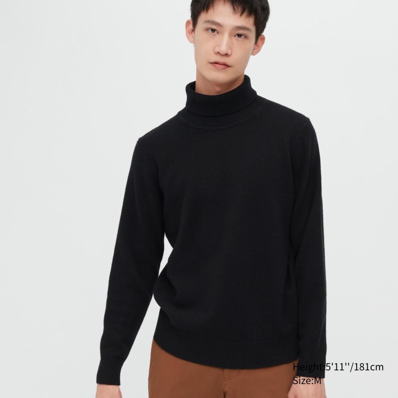 Шерстяная мужская водолазка Uniqlo