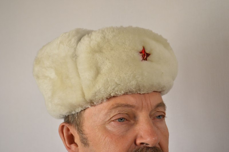 Шапка ушанка РККА