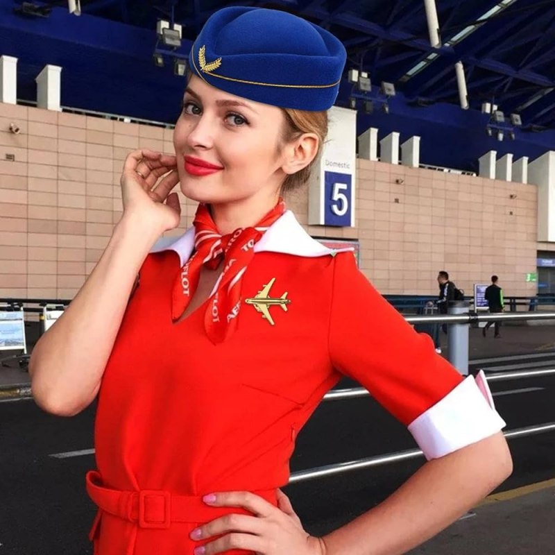 Брошь стюардесса