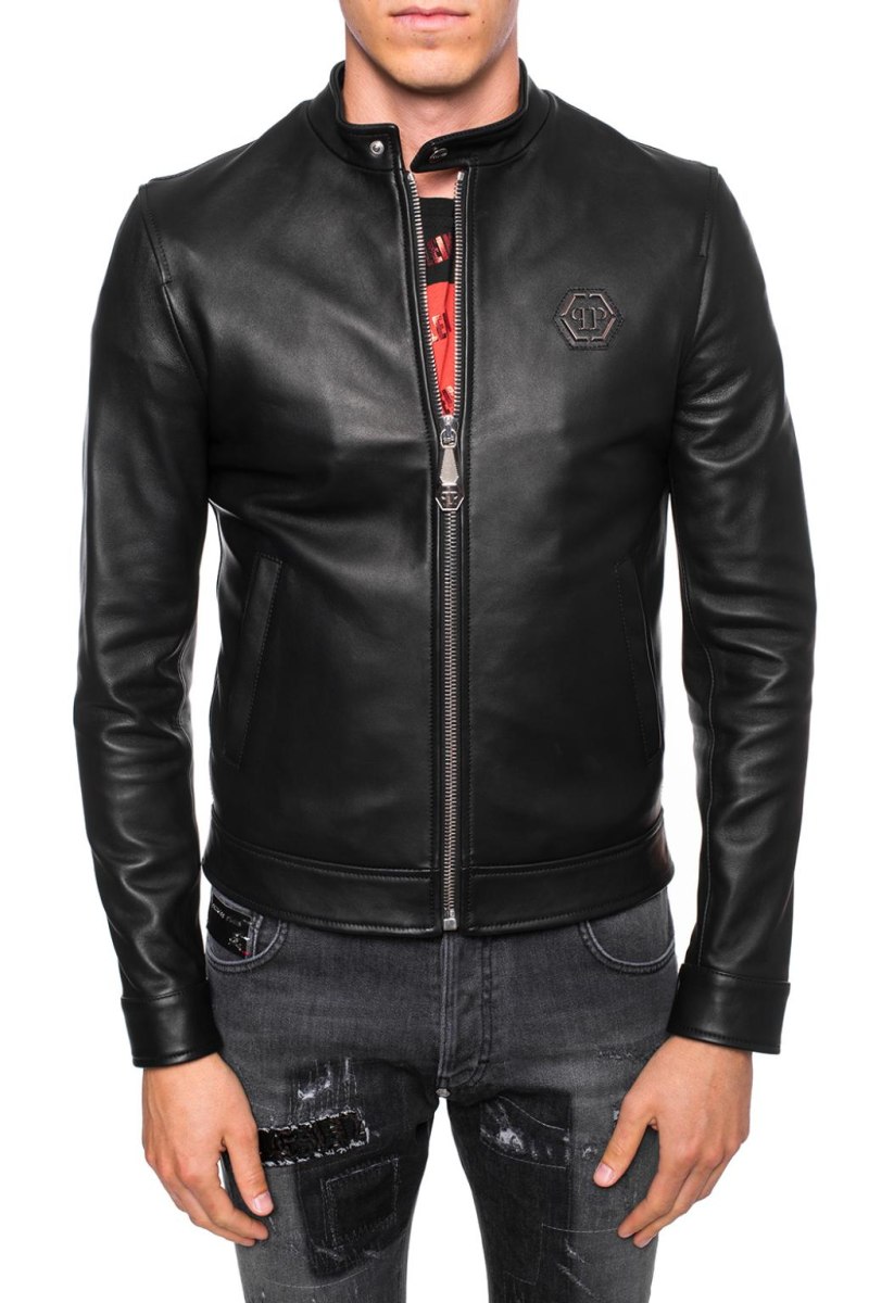 Кожанка Philipp plein мужская