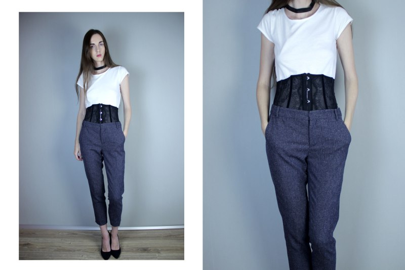 Корсет с брюками