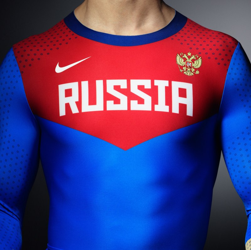 Форма сборной России по легкой атлетике Nike