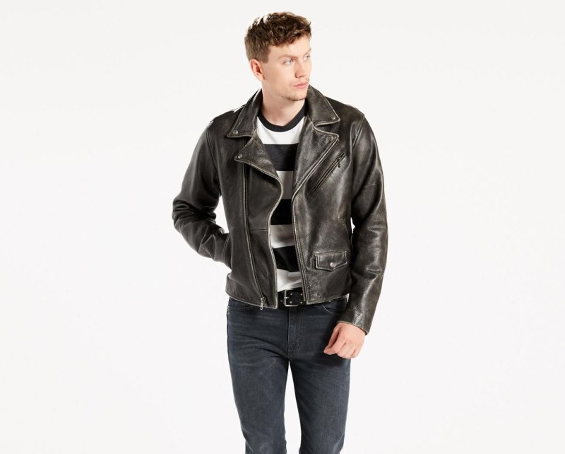 Levis Moto Buffalo Leather Jacket