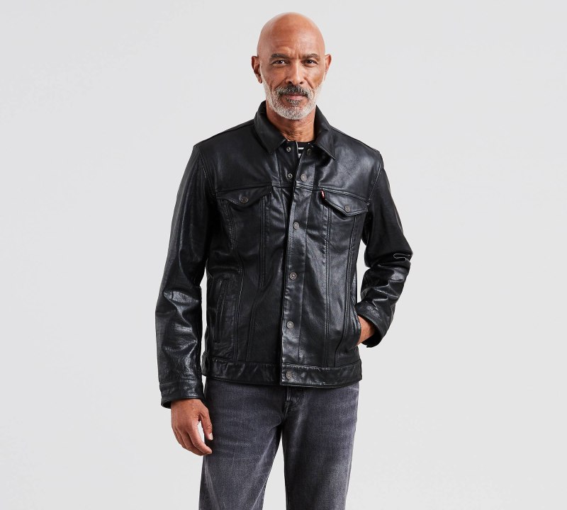 Levis Trucker Jacket Leather XL