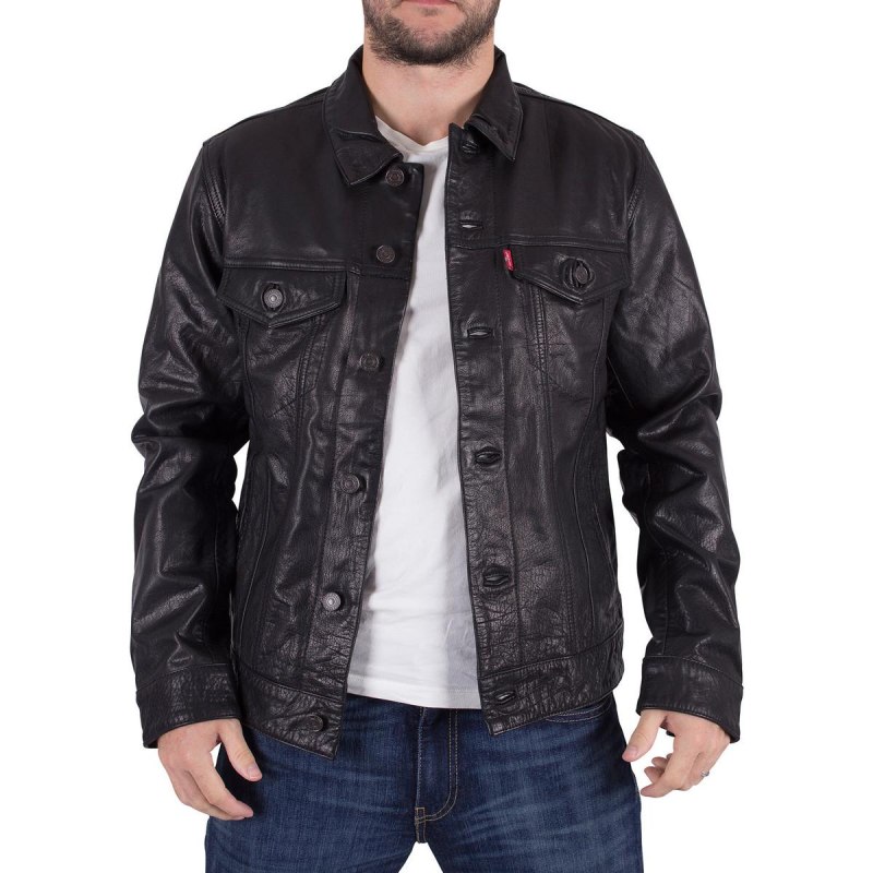 Levis Trucker Jacket Leather