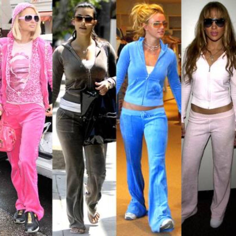Juicy Couture спортивные костюмы 2000