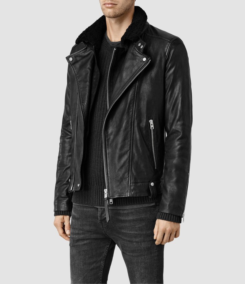 All Saints Kushiro Leather Jacket