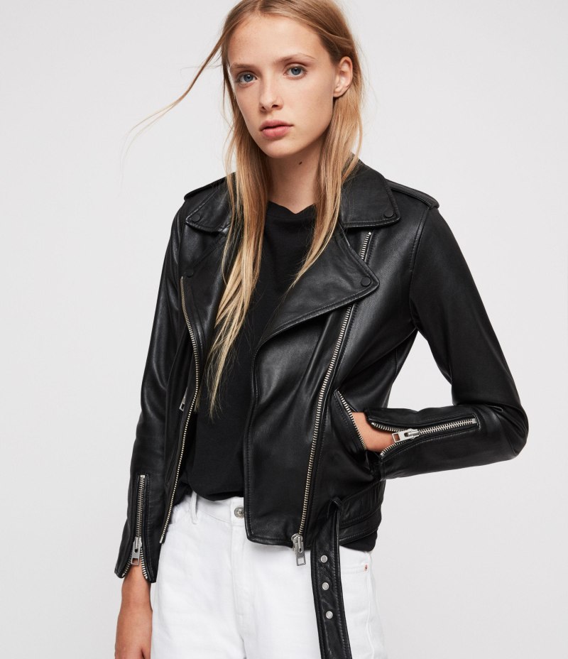 Allsaints куртки кожаные женские