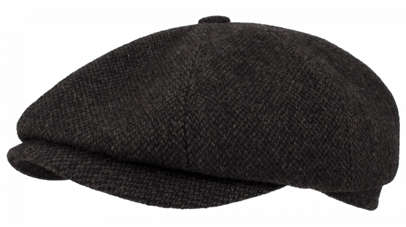 Кепка восьмиклинка черная 802 Black