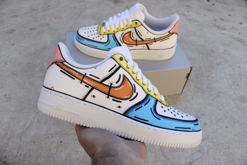 Кастом кроссовок Nike Air Force 1