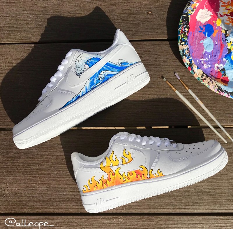 Nike Air Force расписные