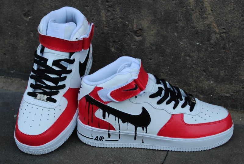 Nike Air Force 1 Mid Red White