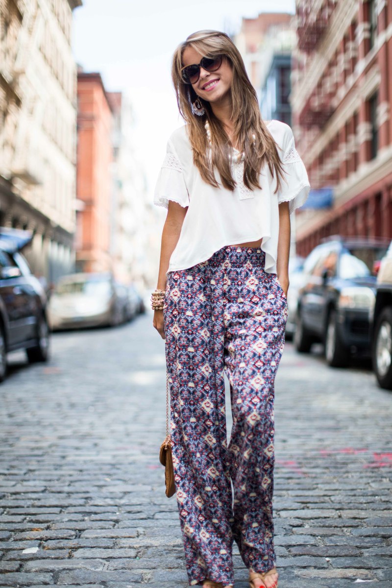 Брюки палаццо Street Style