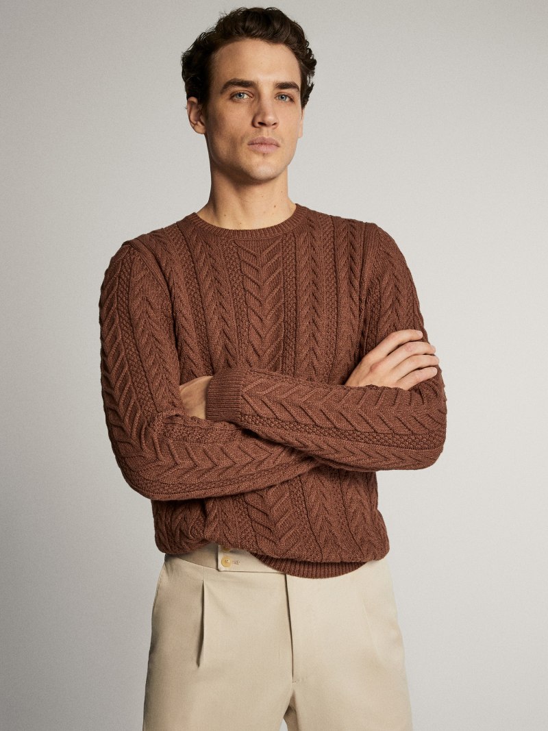 Свитер massimo Dutti мужской замочком