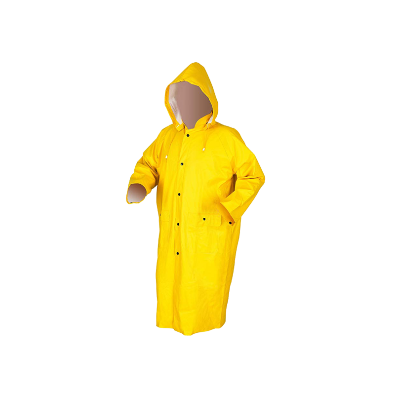 Желтый дождевик резиновый