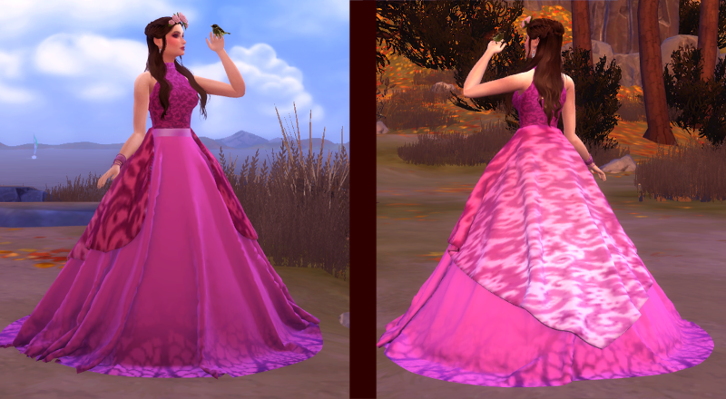 The SIMS 4 Королевское платье
