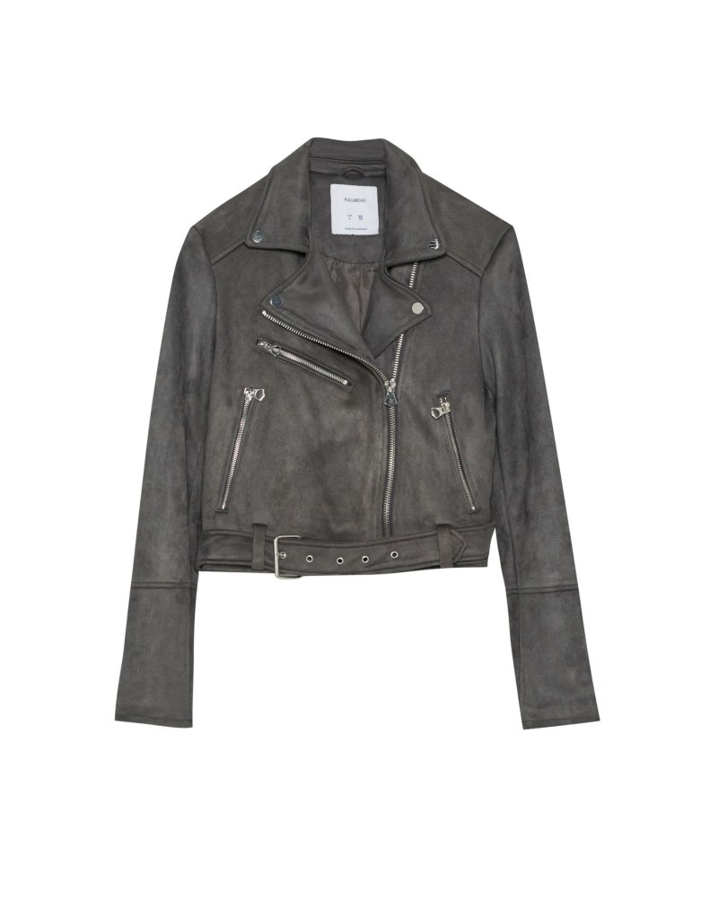 Pull and Bear косуха серая