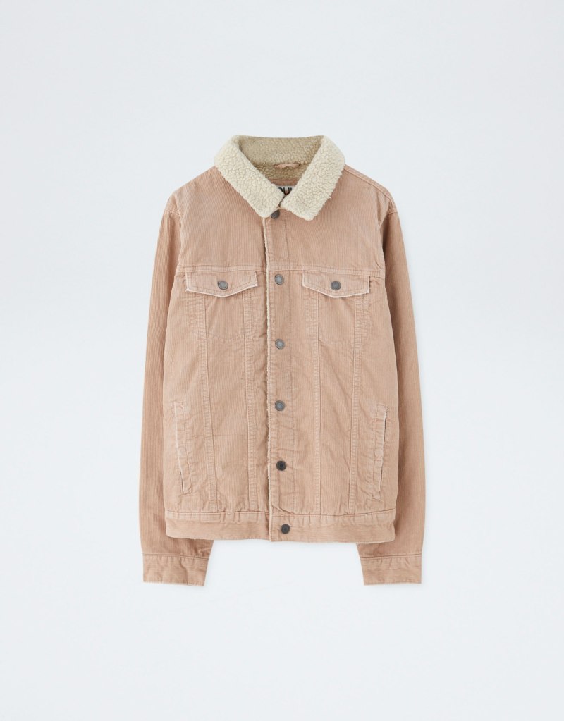Замшевая куртка Pull Bear
