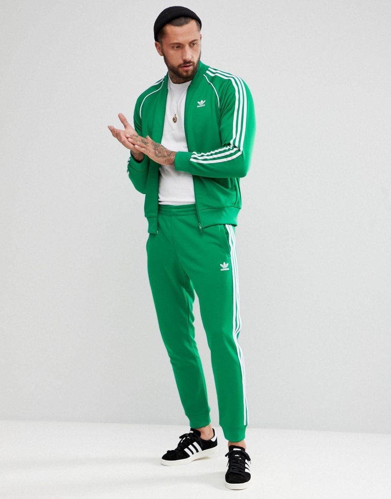 Adidas Beckenbauer костюм зеленый