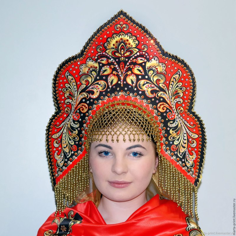 Мордовский кокошник