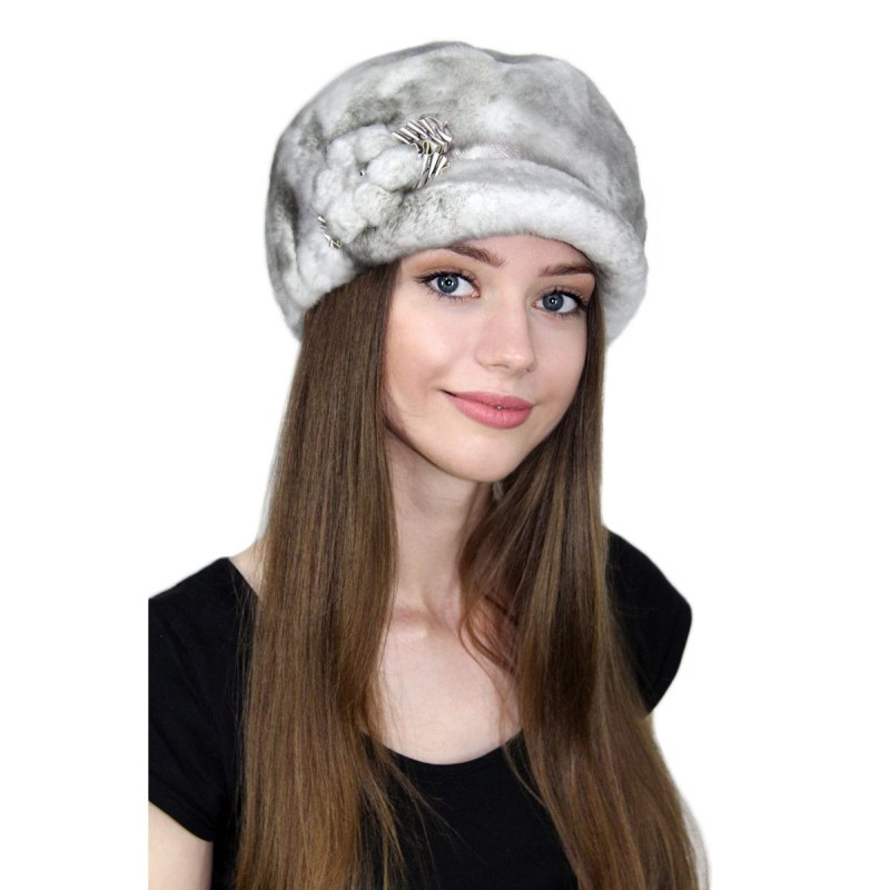 Норковая кепка женская