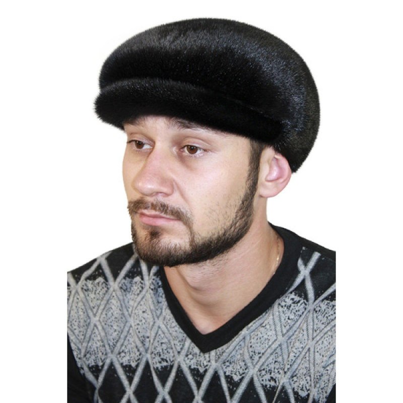 Норковая кепка мужская