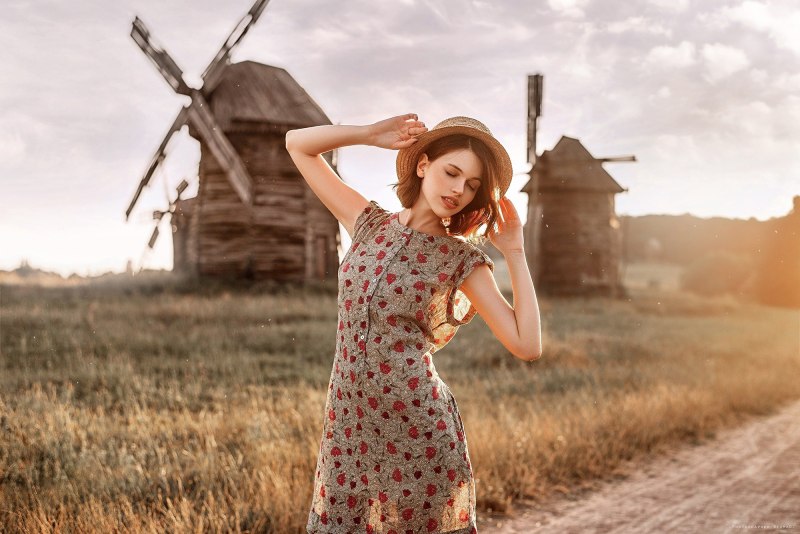 Фотосессия в деревенском стиле