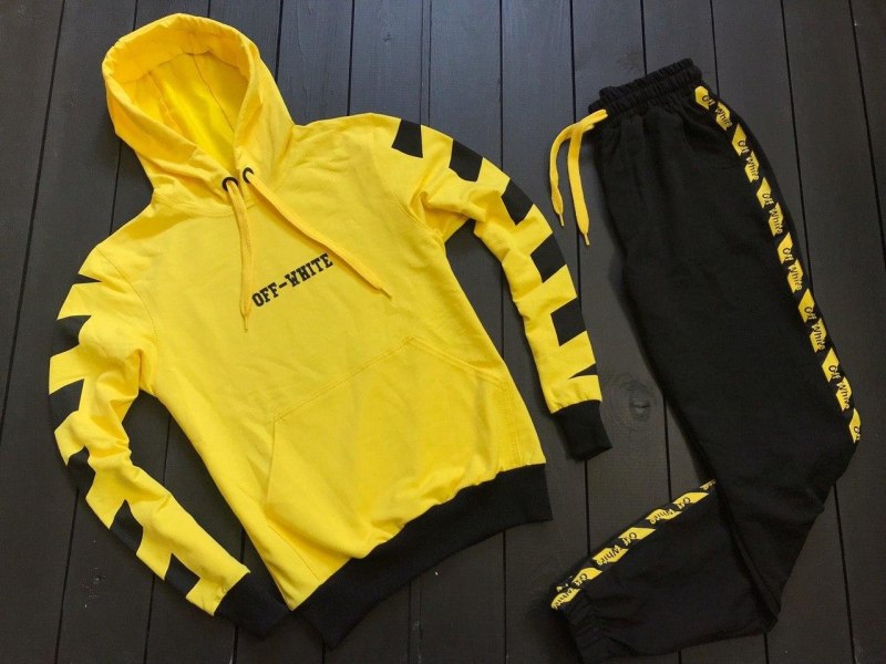 Желтый костюм off White