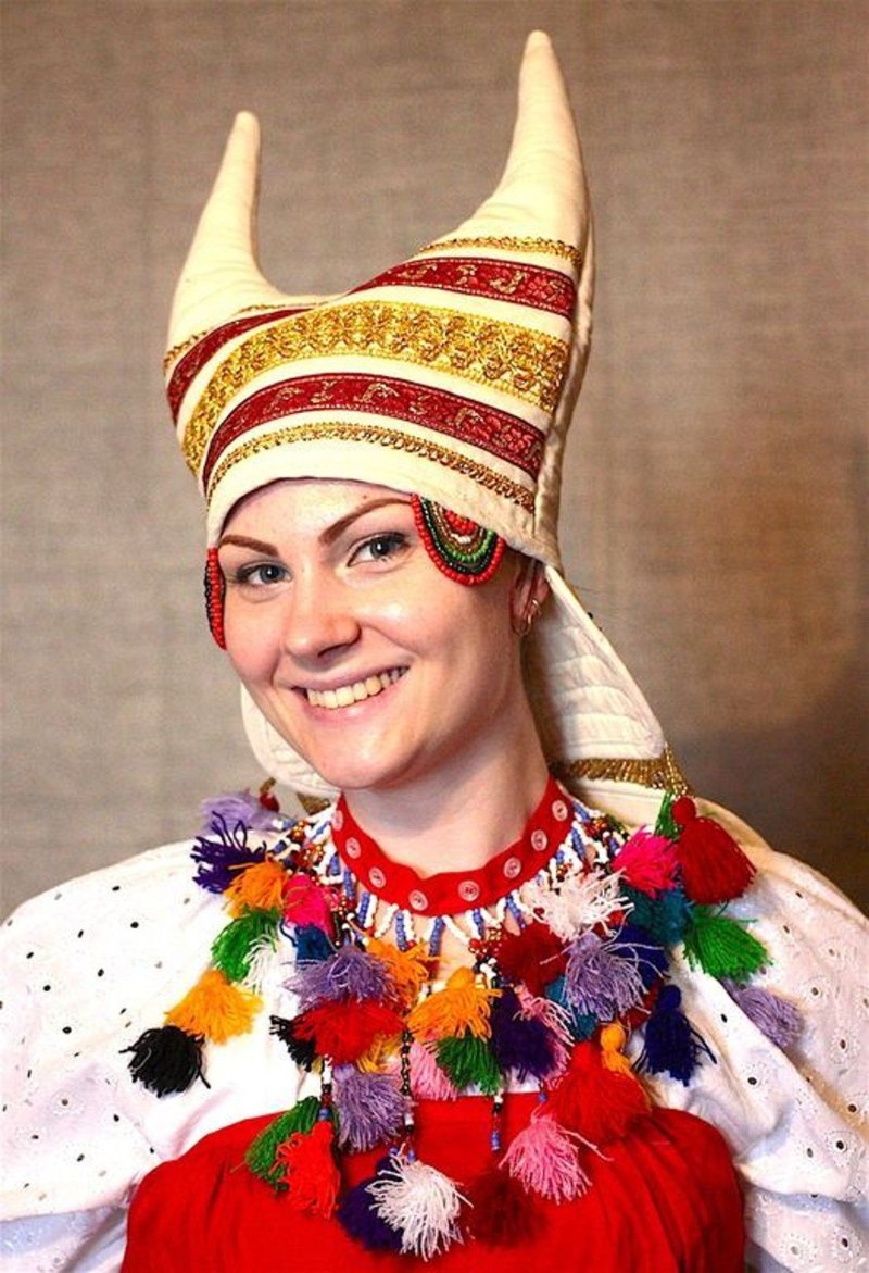 Кокошник рогатая Кичка