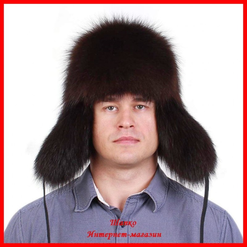 Шапка из енота