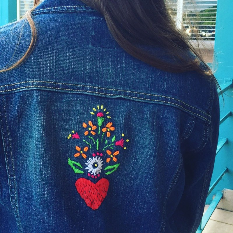 Embroidery on Jeans