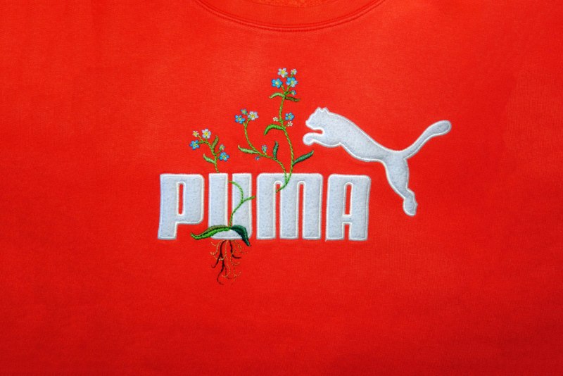 Вышивка логотипа Puma