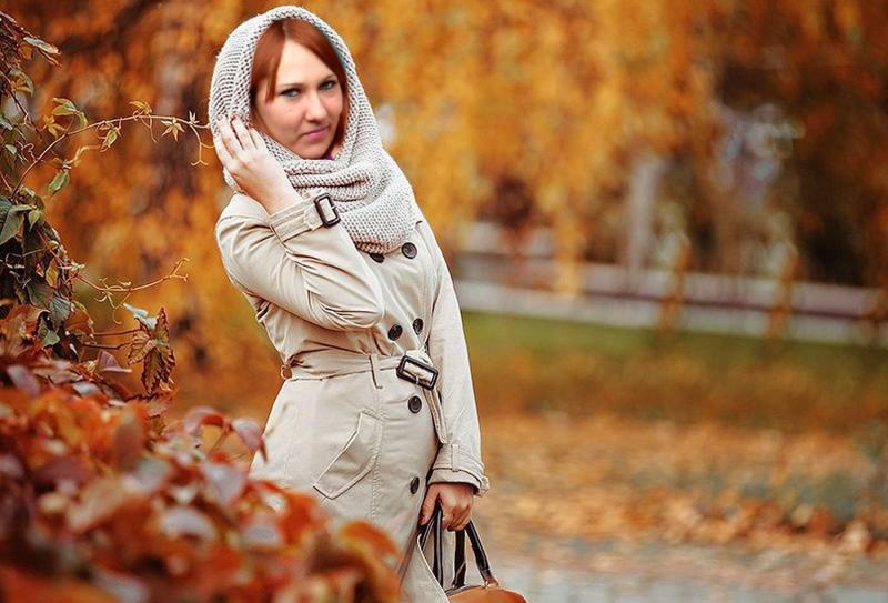 Девушка осень