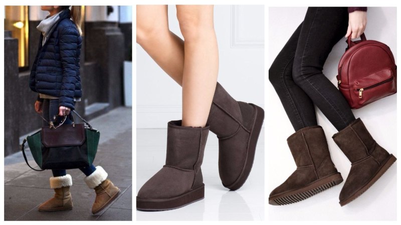 Кожаные сапоги Челси UGG