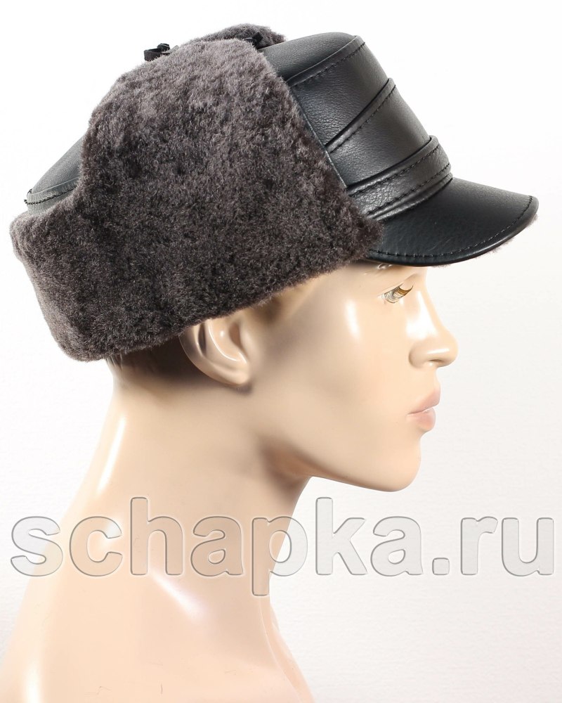 Кепка из овчины мужская
