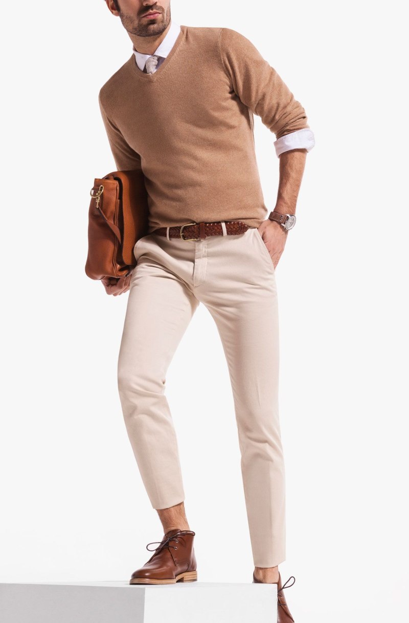 Коричневые брюки massimo Dutti