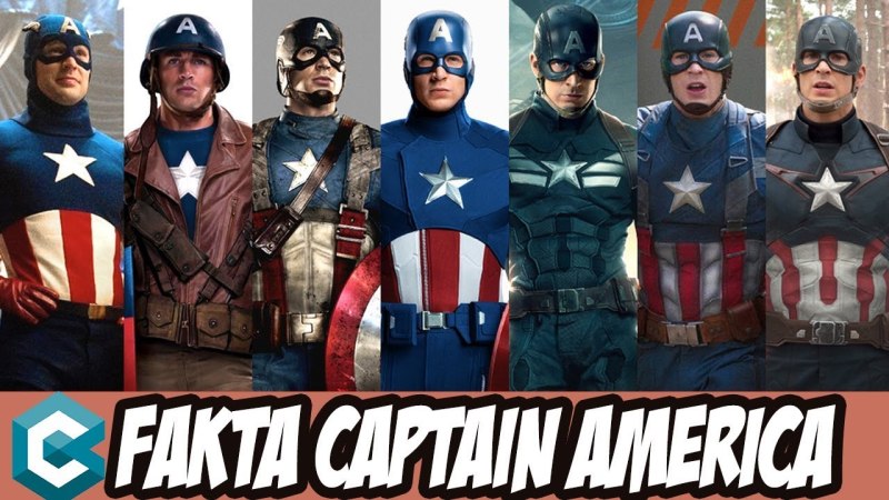 Капитан Америка в Мстителях костюмы