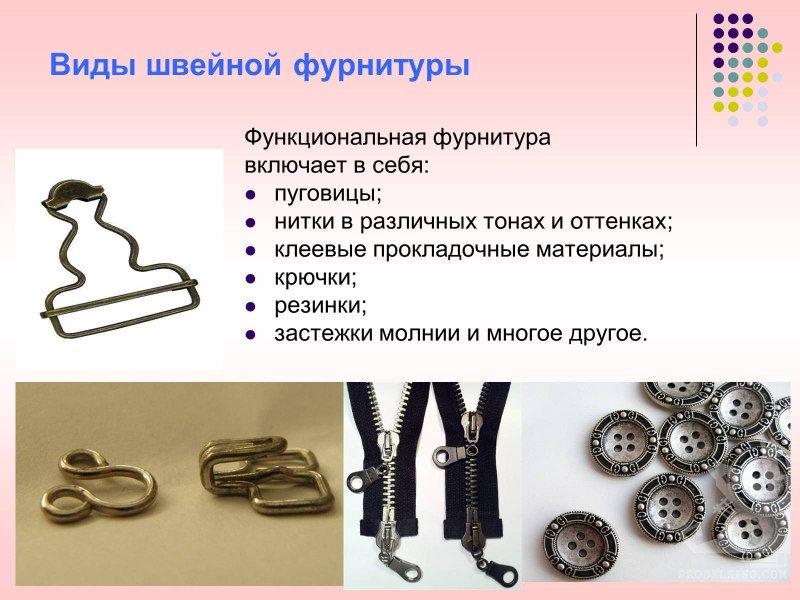 Одежная фурнитура