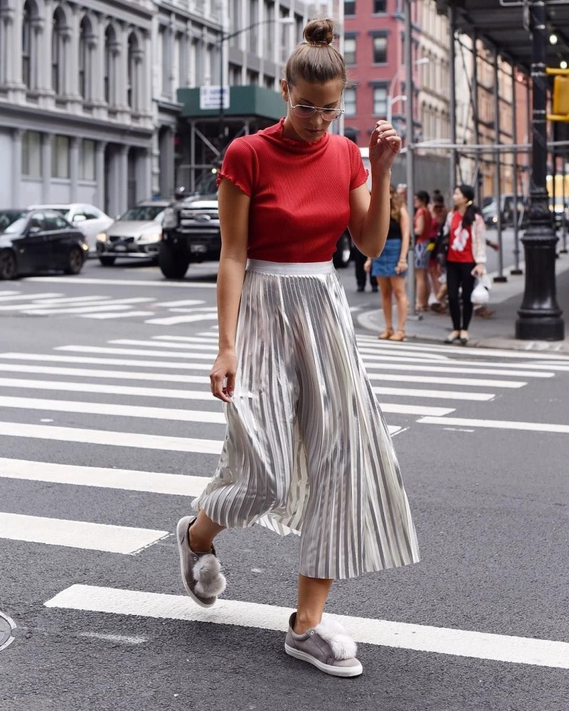 Юбка плиссе Street Style